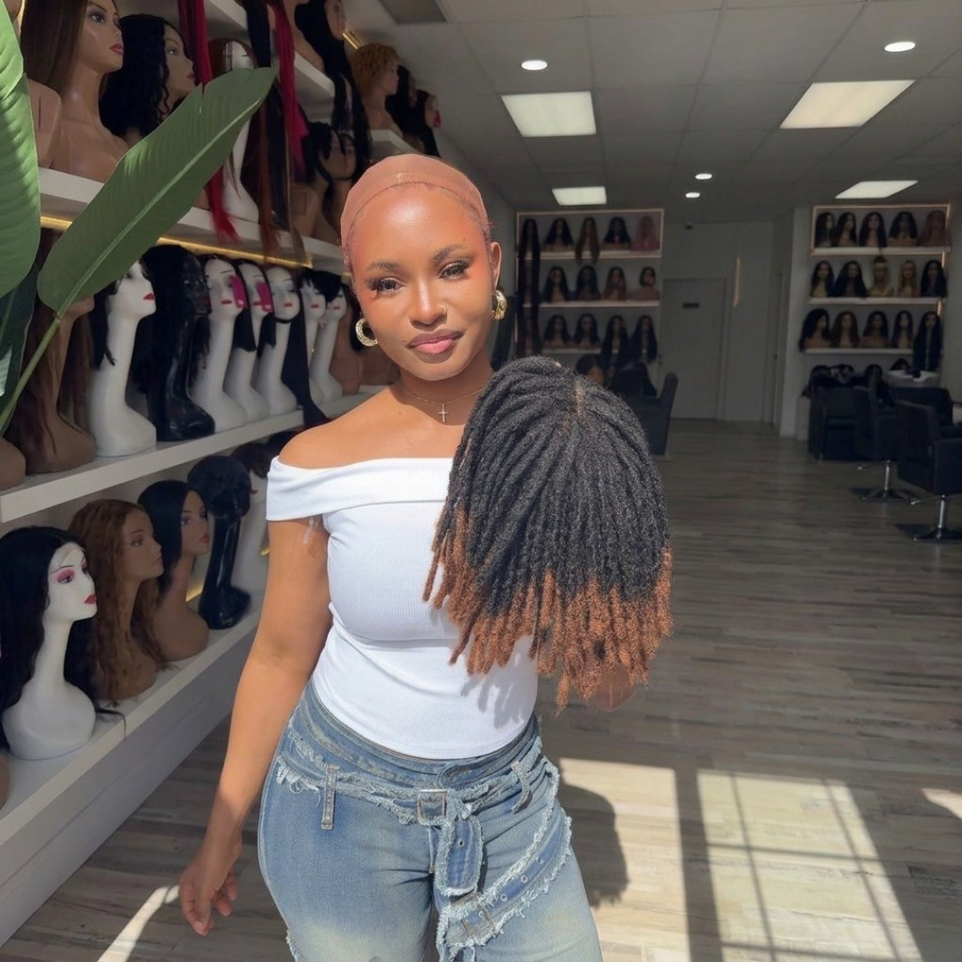 Caramel Bob Locs